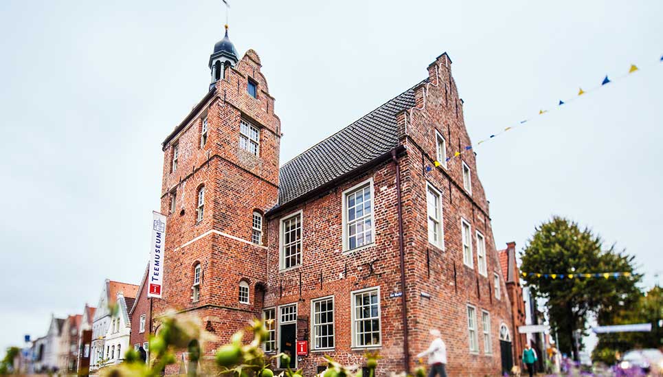 Schatten van de theecultuur goed beschermd - ABUS-camera's beveiligen het Oost-Fries Theemuseum