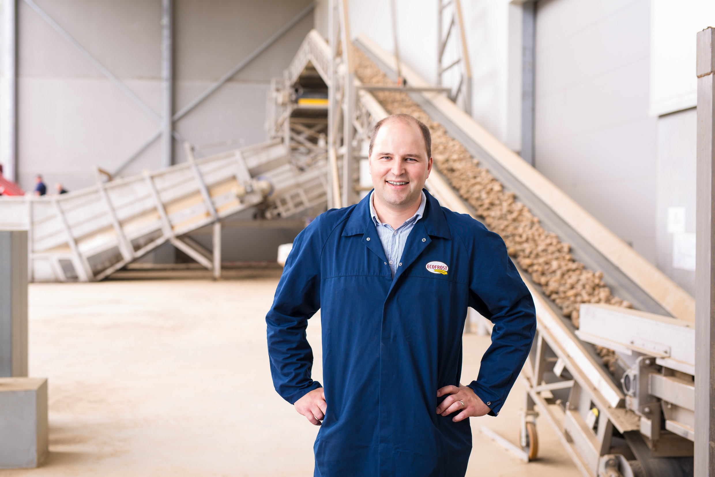 Yannick Tyvaert, Quality Manager at Ecofrost, relies on ABUS video surveillance around the clock. © ABUS